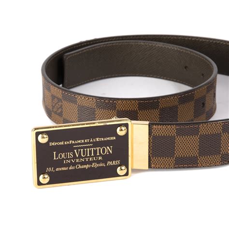 Louis Vuitton damier reversible belt